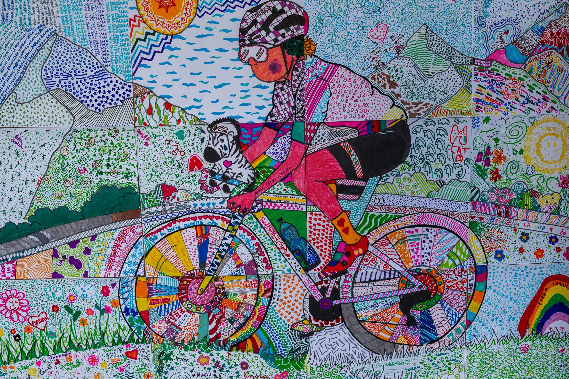 Il murale collettivo — Everesting 2025